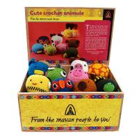 Crochet animals, box of 30