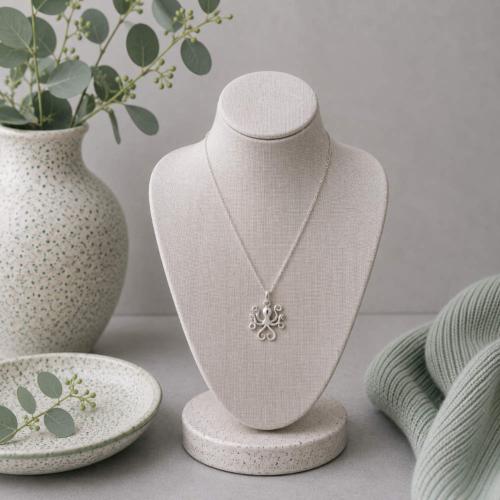 Pendant Necklace Silver Colour Octopus