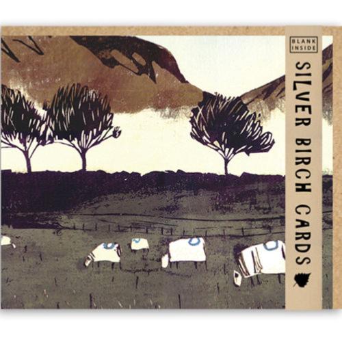 Greetings Card, Brown Sheep, 17x14cm