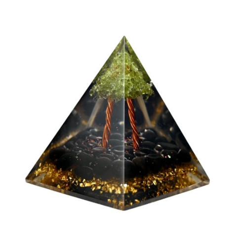 Orgone Pyramid Black Tourmaline 9cm