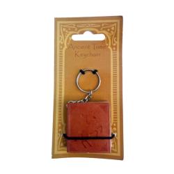 Keyring / Chain Notebook Ancient Tome Unicorn 5.5 x 5cm