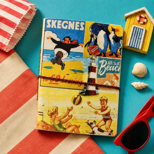 Notebook with Handmade Paper, Life's a Beach 13 x 18cm