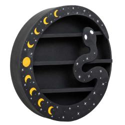 Snake & Moons Wall Shelf