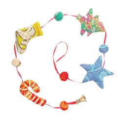 Christmas Toto Bell Hanging Decoration 85cm length
