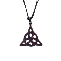 Pendant Sonokeling Rosewood, Celtic Triangle