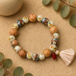 Bracelet Ceramic Round Beads