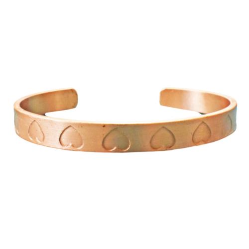 Copper Bracelet / Bangle Heart