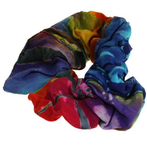 Hair scrunchie patchwork, assorted