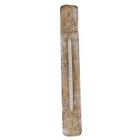 Wooden incense holder/ashcatcher, flower