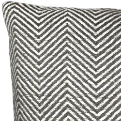 Grey Brighter Future cushion cover made from woven plastic bottles 40x40cm
