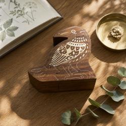 Puzzle Box Bird Shape Sheesham Wood 12 × 6 × 12cm