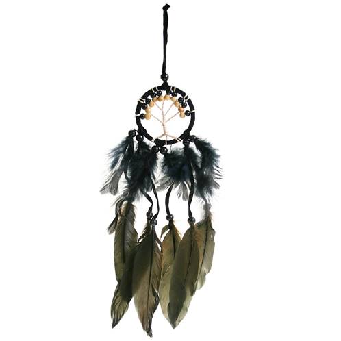 Dreamcatcher, tree black, 6cm diameter