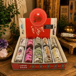 Native Soul Love Sage Display Unit With 10 pcs