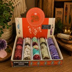 Native Soul Protection Sage Display Unit With 10 pcs