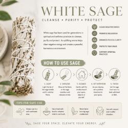 Native Soul Positive Energy Sage Display Unit With 10 pcs