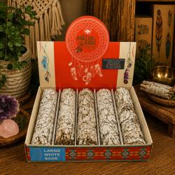 Native Soul Large White Sage Display Unit With 5 pcs