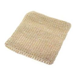 Body wash cloth hemp double-layer 16.5x16.5cm