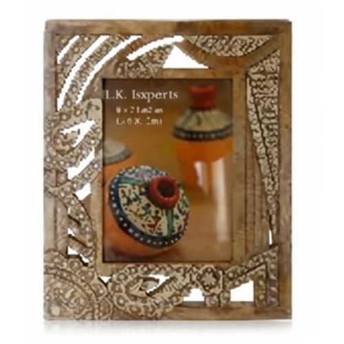 Photo Frame Mango Wood Cutout for 5 x 7 inch photo