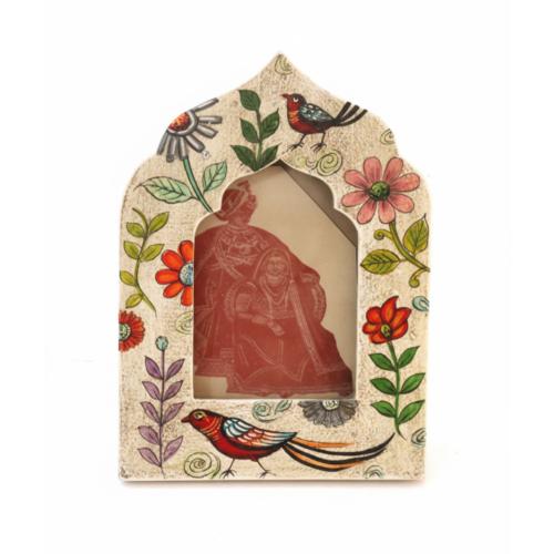 Photo Frame Mango Wood Arched Garden for 4 x 6 inch photo