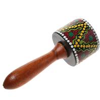 Cylinder rattle with handle 19cm