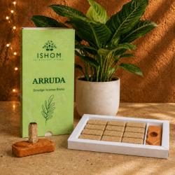 ISHOM Arruda Smudge Incense Bricks