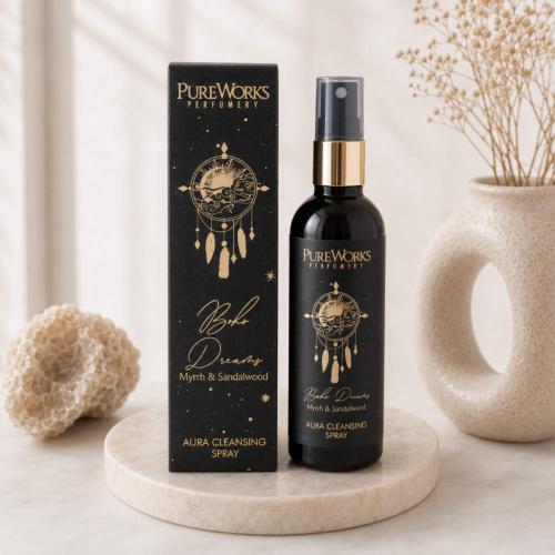 Aura Cleansing Spray Esoteric Boho Dreams, Myrrh and Sandalwood