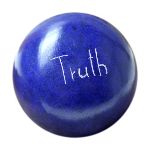 Palewa sentiment pebble, blue - Truth