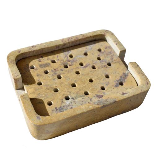 Soap dish, gorara stone, rectangular