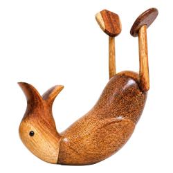 Holder For Wine Bottle or Similar, Duck Bamboo Root