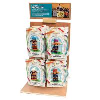 Display stand + 24 worry dolls on card, Social Projects