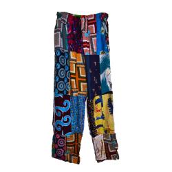 Pants/trousers, patchwork, assorted colours, large unisex
