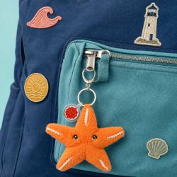 Bag Charm Starfish - Recycled Plastic