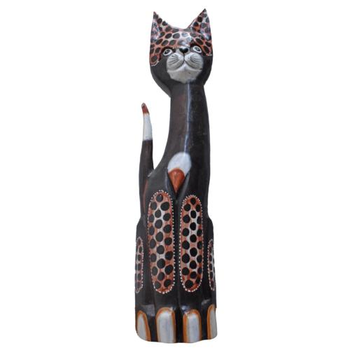 Leopard Cat Albesia Wood 11 x 6 x 50cm