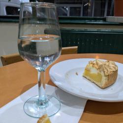 Wine glasses recycled glass, 18cm height, set of 2