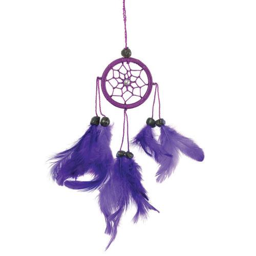 Dreamcatcher purple 6cm diameter