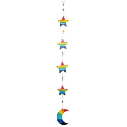 Rainbow Stars & Moon Suncatcher