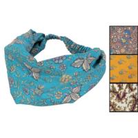 Headband silk sari assorted colours