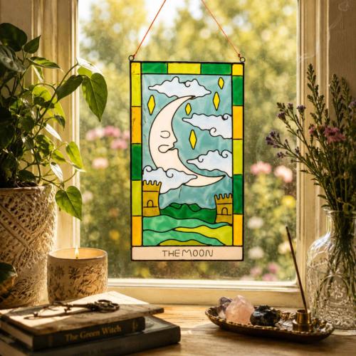 Suncatcher The Moon 13.5 x 23.5cm