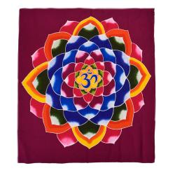 Hanging Tibetan Om lotus
