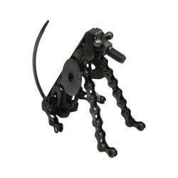 Recycled Metal Dog Ornament