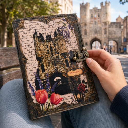 Bootham Bar, York Notebook Journal with Clasp 13 x 18cm