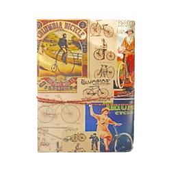 Notebook with Handmade Paper, Bike It 15.5 x 20.5cm