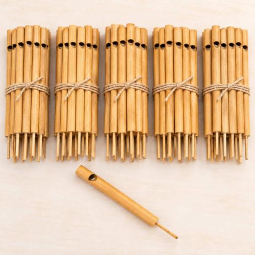 Handcrafted Bamboo Swanee Slide Whistle – 16cm (Set of 50)