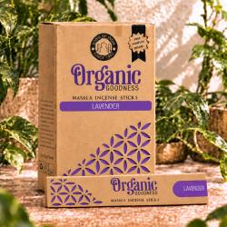 Incense, Organic Goodness, (box of 12) lavender