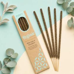 Smudge Incense Organic Goodness Purify Sage Eucalyptus x6