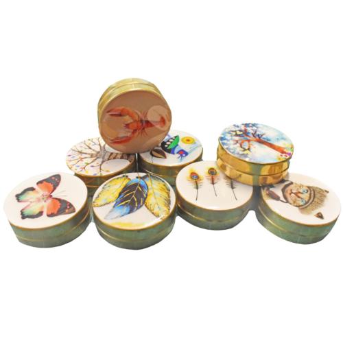 Set of 10 Pill Boxes Assorted Designs Wildlife