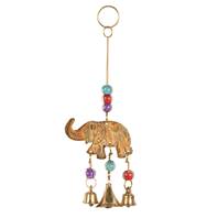 Brass chime mini elephant