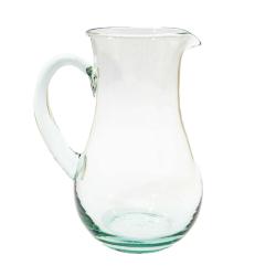 Handcrafted Recycled Glass Jug 1.3 Litre