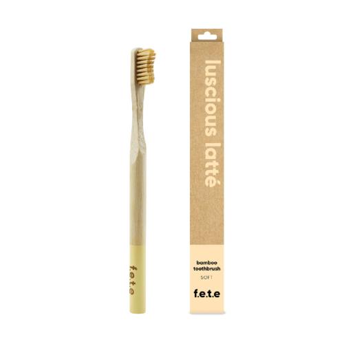 Luscious Latte Soft Bristled Adults Toothbrush Made From Eco Friendly Bamboo 