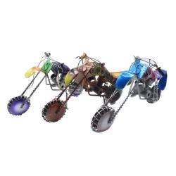 Motorbike Metal Assorted Colours 27x12x16cm